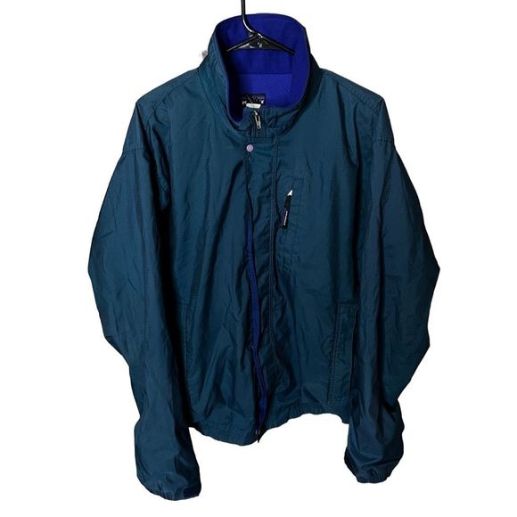 VTG Patagonia Lined Windbreaker Jacket USA Large - Picture 1 of 4